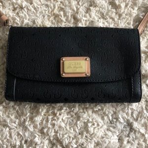 Guest black crossbody